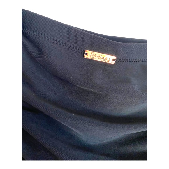 Raisins Curve Black Ruched High Waist Swim Skirt  Women’s Plus Size 2x - Picture 7 of 8